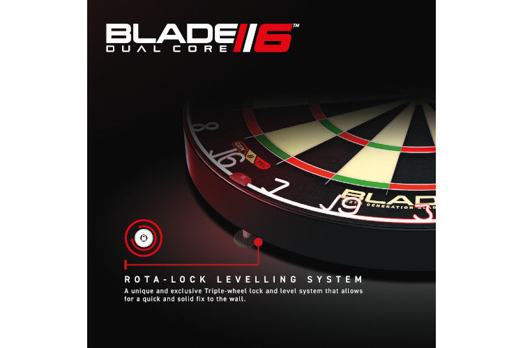 Cible Winmau Blade 6 Dual Core (réf. 652)