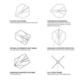 Shot AirFoil Molded Flight Set