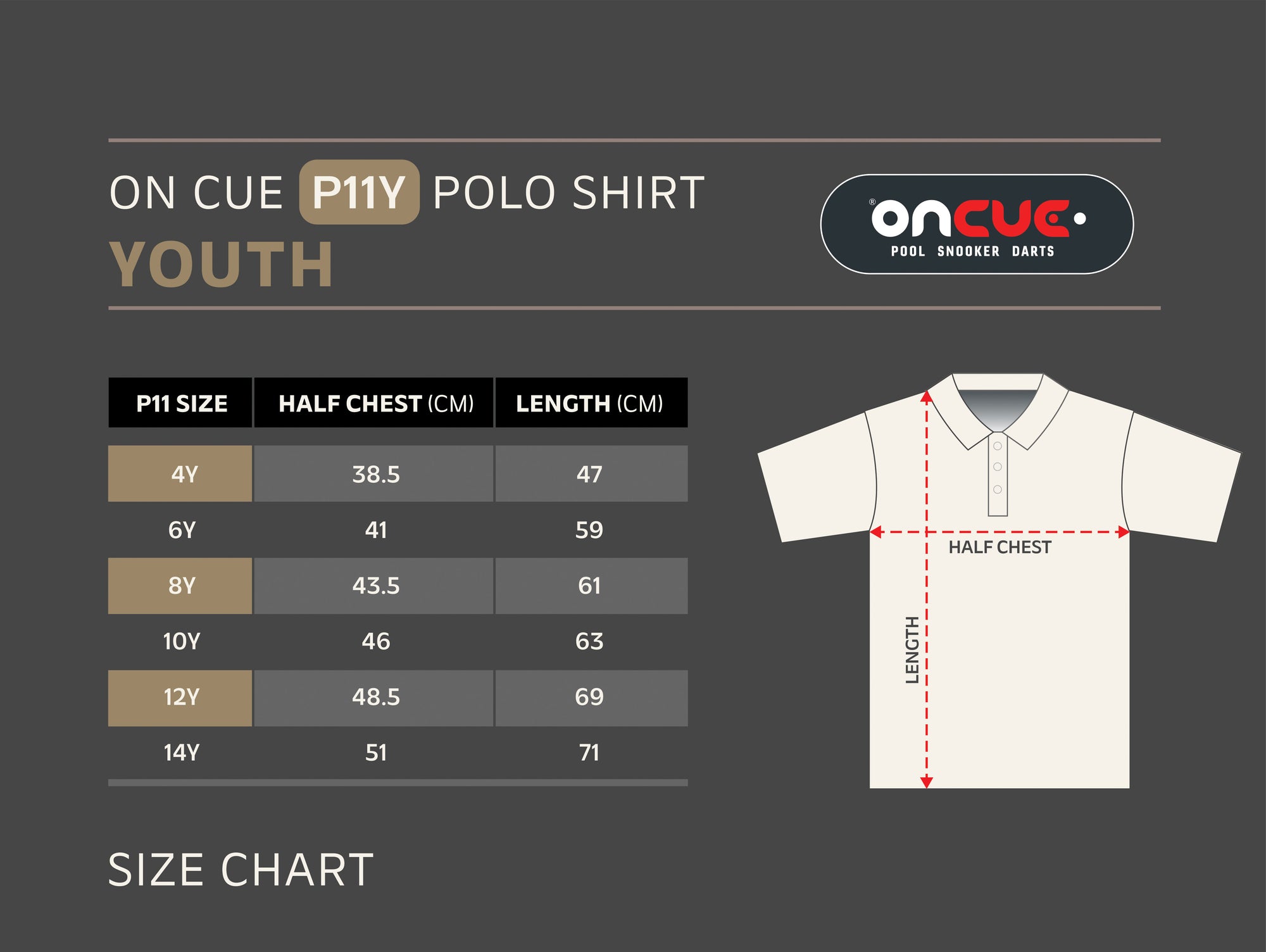 Sizing Guides On Cue