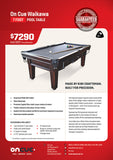 On Cue 7' Waikawa Pool Table