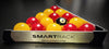 Smart Rack demonstrated with a set of pool balls inside