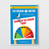 ice cream-o-meter fridge magnet
