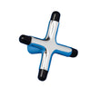 Chrome cross rest head for pool cue