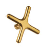 brass cross rest head for pool cue