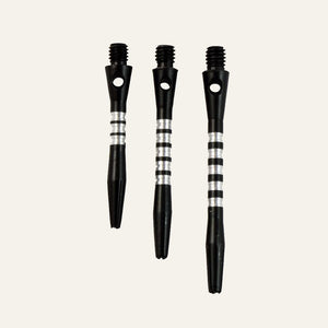Aluminium Pyramid dart shafts in black