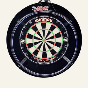 Shot dartboard LED light surround