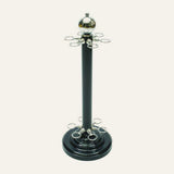 metal cue stand to hold 6 cues in colour black