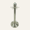 metal cue stand holds 6 cues in colour chrome