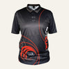 On Cue 8Ball polo shirt Front