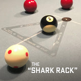The Shark Rack for 2 inch pool balls