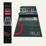 Shot rubber dart mat